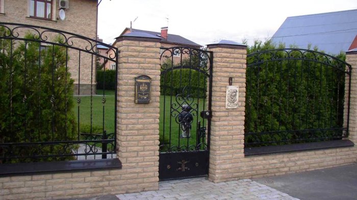 Забор для частного дома (10)