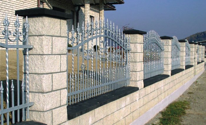 Забор для частного дома (11)