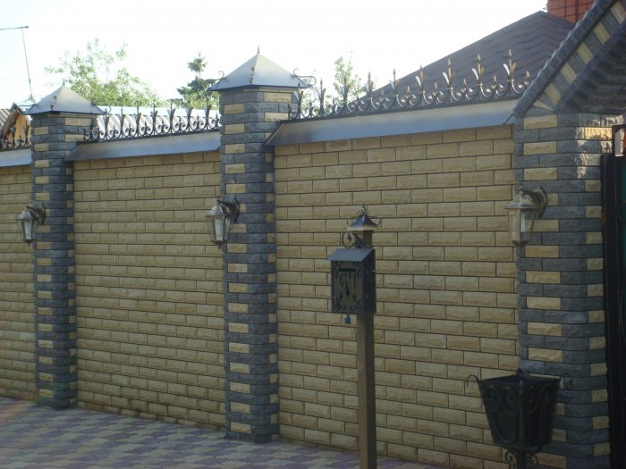 Забор для частного дома (12)