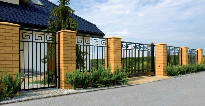 Забор для частного дома (19)