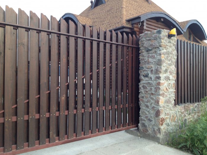 Забор для частного дома (42)