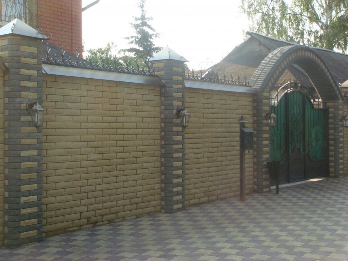 Забор для частного дома (5)