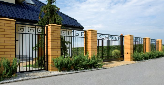 Забор для частного дома (58)