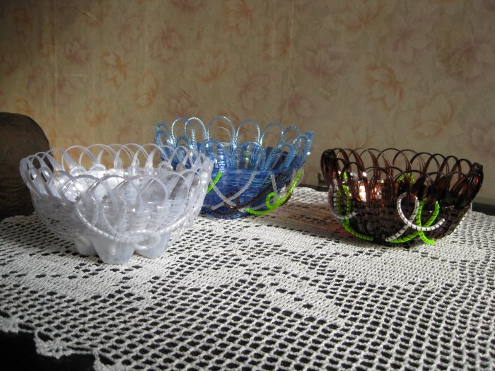 Поделки из пластиковых бутылок для дома и дачи (8)