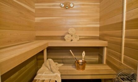 sauna inside