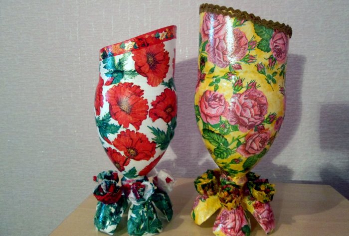 Поделки из пластиковых бутылок для дома и дачи (9)