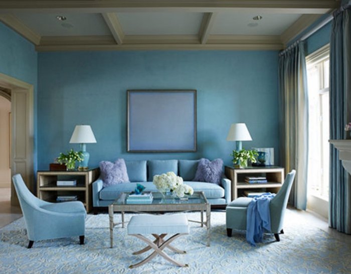 contemporary living room blue and best modern blue living room design 2015 nohomedesign 12
