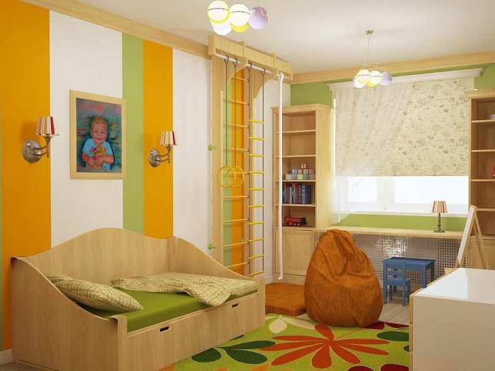 Обустраиваем интерьер детской комнаты
